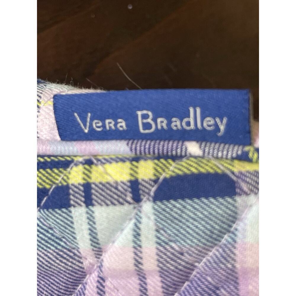Vera Bradley Boho Crossbody in Amethyst Plaid Purple matching wallet NWT - Picture 9 of 9
